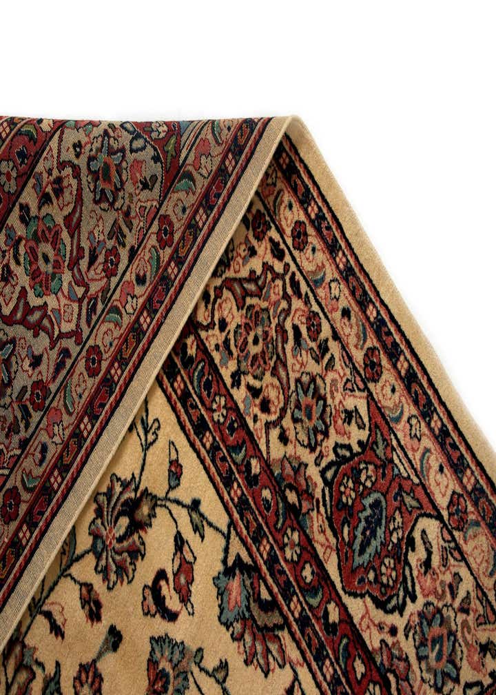 8' 11 x 12' 5 Hand Knotted Kashan Persian Wool Rug