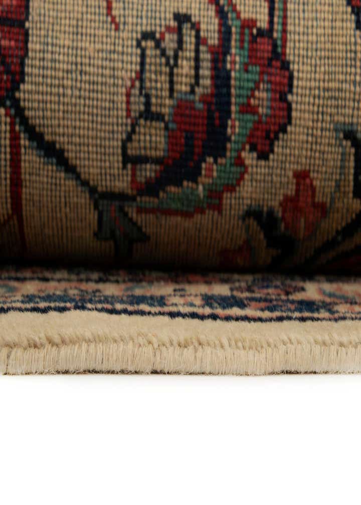 8' 11 x 12' 5 Hand Knotted Kashan Persian Wool Rug