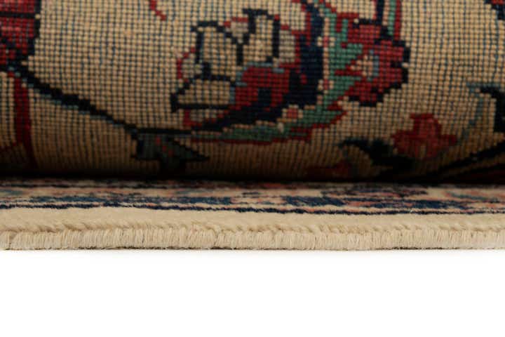 8' 11 x 12' 5 Hand Knotted Kashan Persian Wool Rug