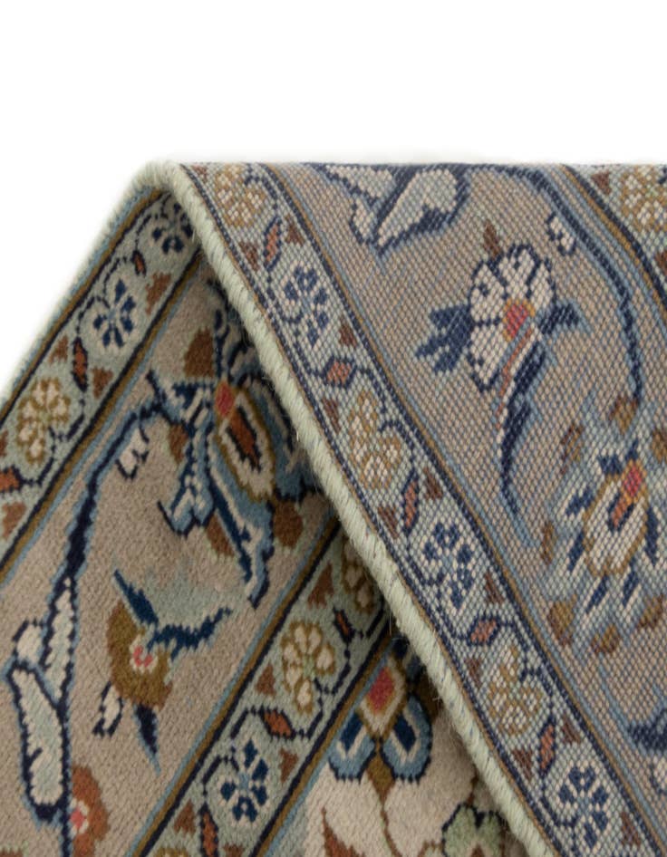 Detail image of 3' 3 x 4' 11 Hand Knotted Kashan Persian Wool Rug