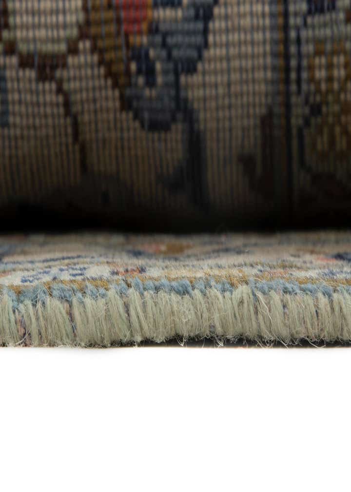 3' 3 x 4' 11 Hand Knotted Kashan Persian Wool Rug