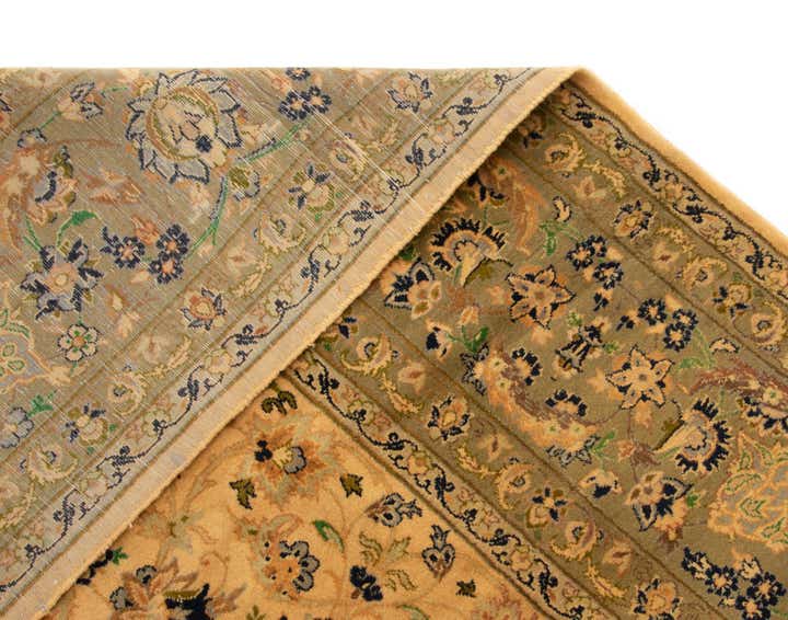 8' x 12' 4 Hand Knotted Kashan Persian Rug