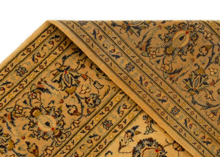 7' 10 x 11' Hand Knotted Kashan Persian Wool Rug