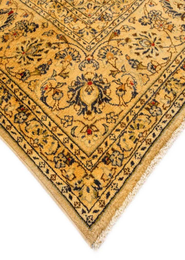 7' 10 x 11' 11 Hand Knotted Kashan Persian Wool Rug