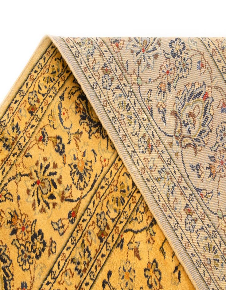 Detail image of 7' 10 x 11' 11 Hand Knotted Kashan Persian Wool Rug