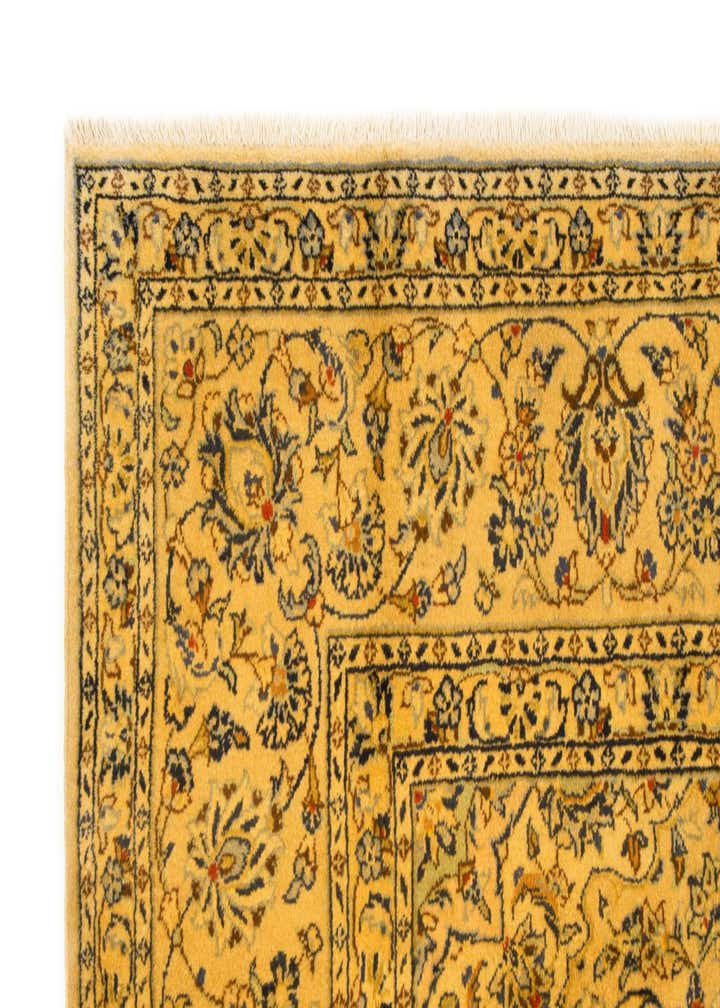 7' 10 x 11' 11 Hand Knotted Kashan Persian Wool Rug