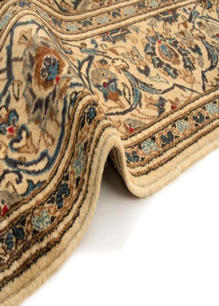 7' 11 x 11' 8 Hand Knotted Kashan Persian Wool Rug