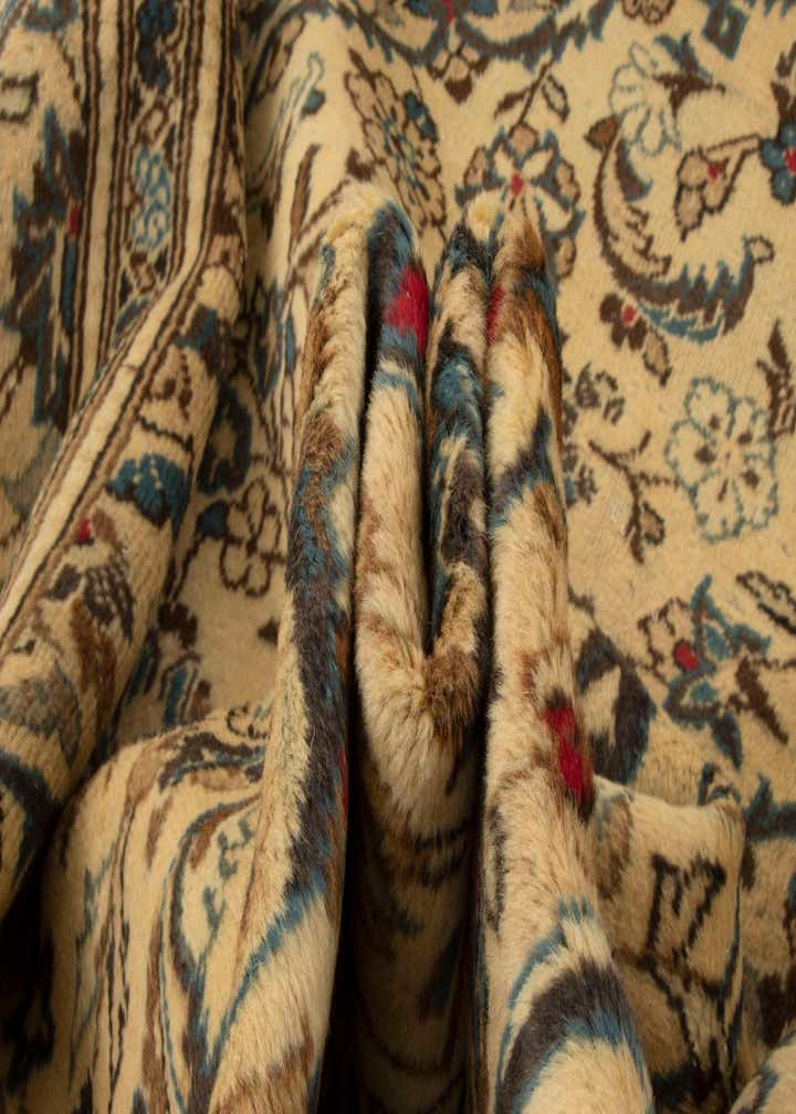 7' 11 x 11' 8 Hand Knotted Kashan Persian Wool Rug