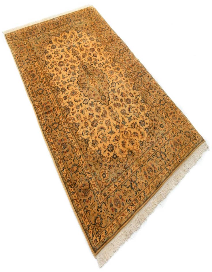Detail image of 8' 2 x 11' 8 Hand Knotted Kashan Persian Wool Rug
