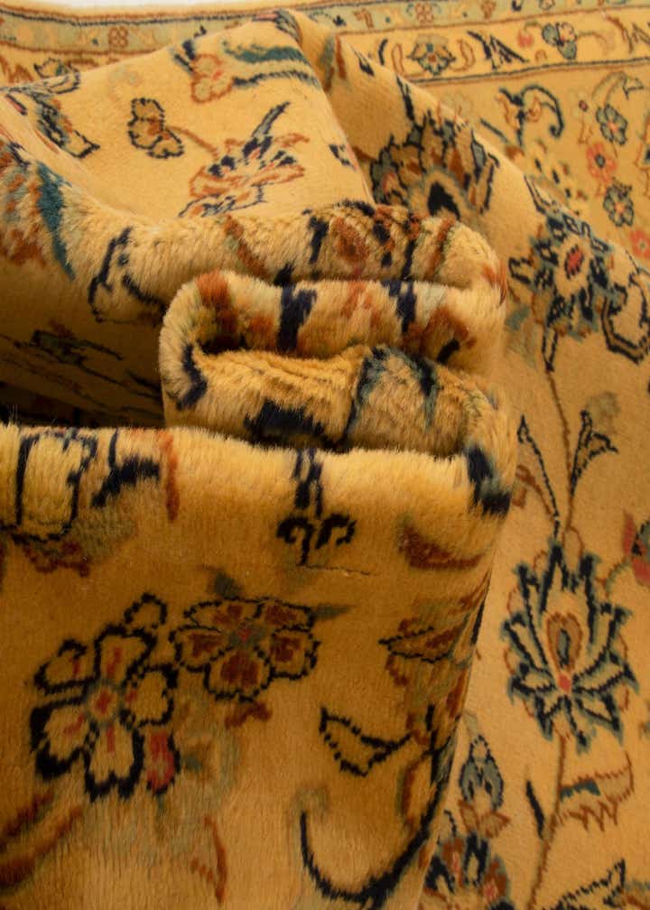 8' 2 x 11' 8 Hand Knotted Kashan Persian Wool Rug