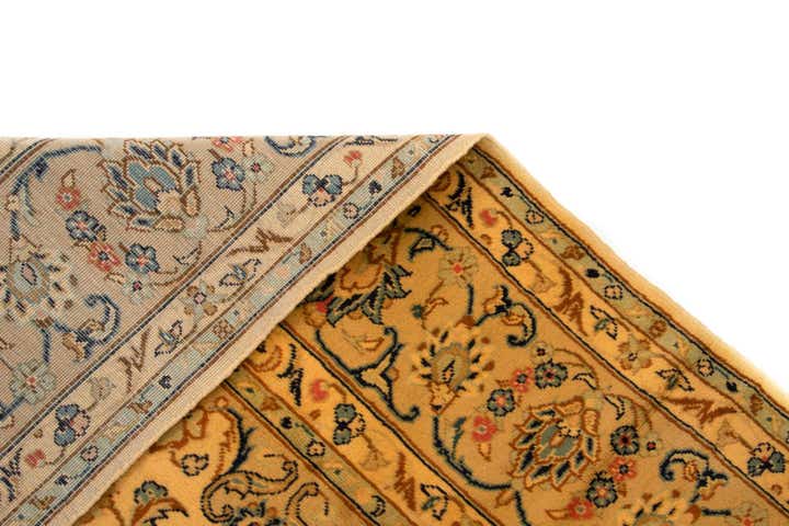 8' 2 x 11' 8 Hand Knotted Kashan Persian Wool Rug