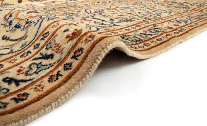 9' 9 x 13' 1 Hand Knotted Kashan Persian Wool Rug