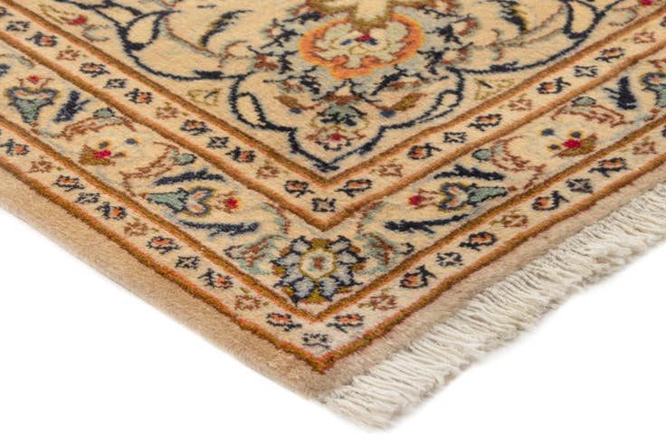 Detail image of 9' 9 x 13' 1 Hand Knotted Kashan Persian Wool Rug