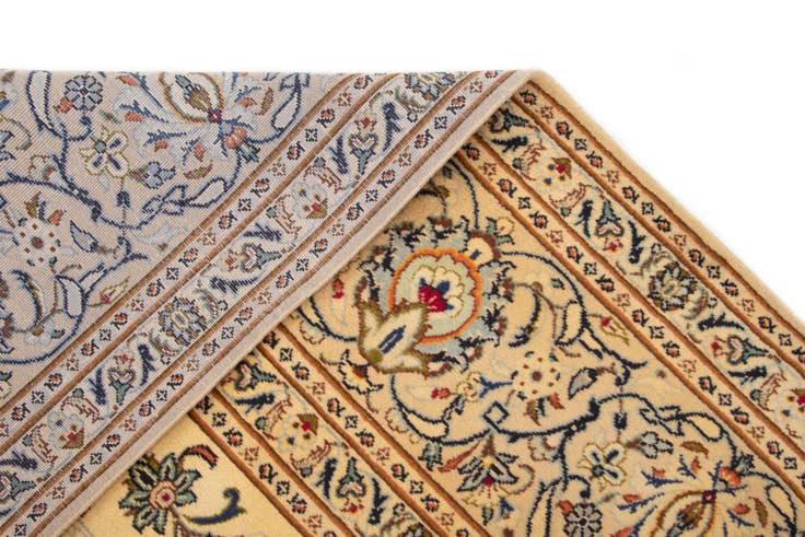 Detail image of 9' 9 x 13' 1 Hand Knotted Kashan Persian Wool Rug
