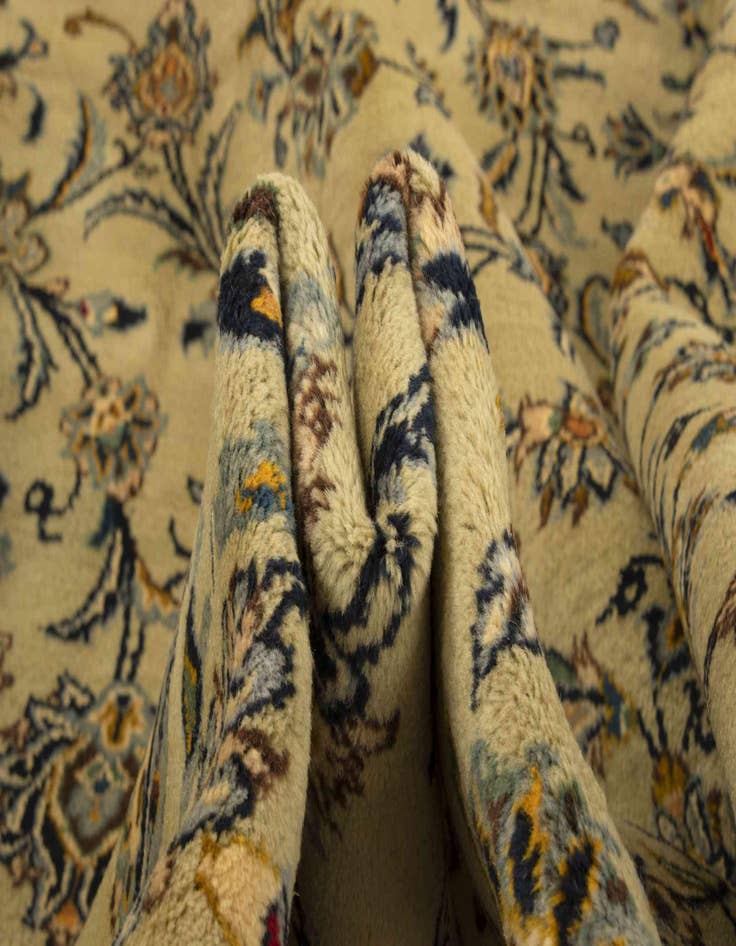 Detail image of 10' x 15' 11  Hand Knotted Kashan Persian Wool Rug