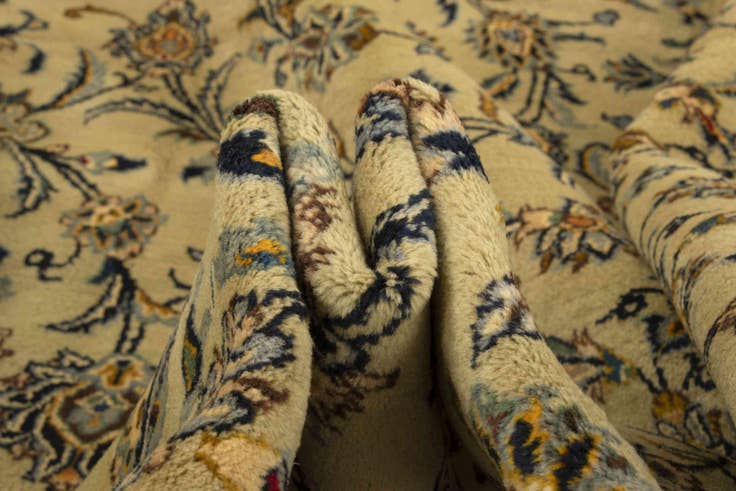 Detail image of 10' x 15' 11 Hand Knotted Kashan Persian Wool Rug