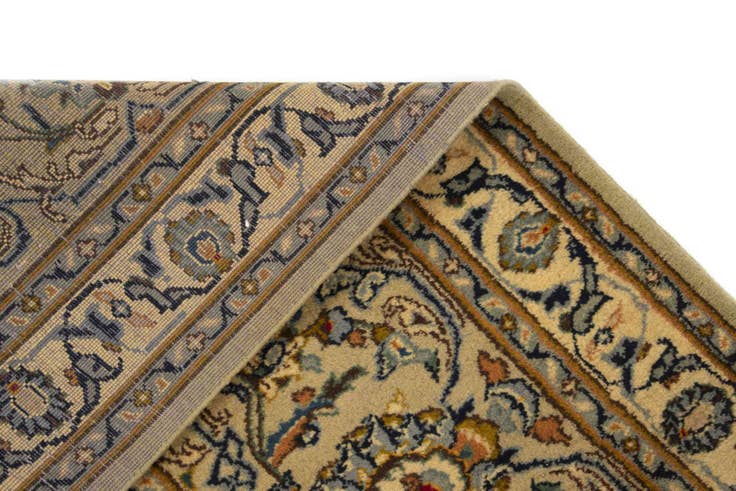 Detail image of 10' x 15' 11 Hand Knotted Kashan Persian Wool Rug