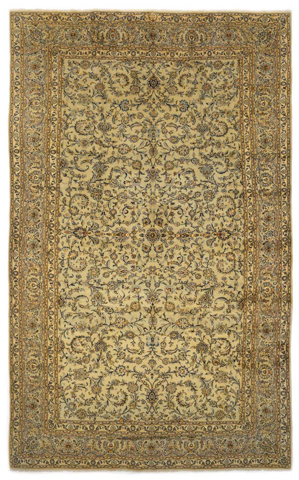 Detail image of 10' x 15' 11 Hand Knotted Kashan Persian Wool Rug