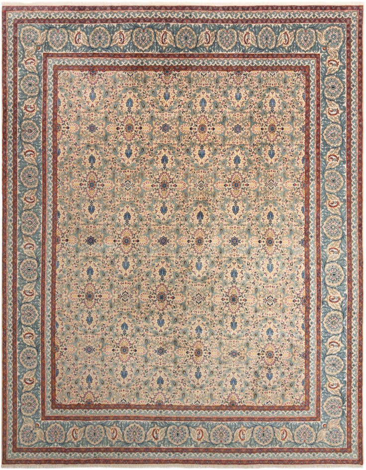Detail image of 10' 2 x 12' 10 Kashan Rug