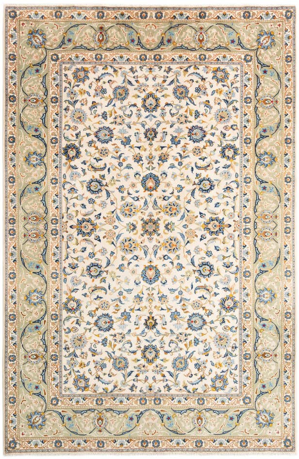 Detail image of 6' 6 x 9' 9 Kashan Rug