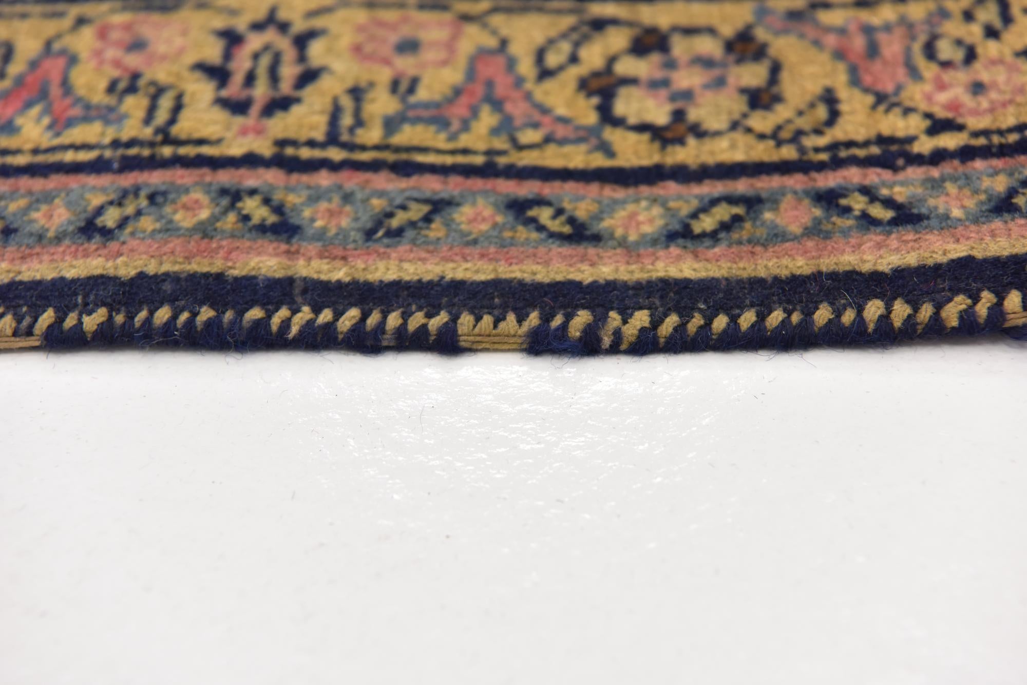 8' 2 x 11' 8 Hand Knotted Kashan Persian Wool Rug