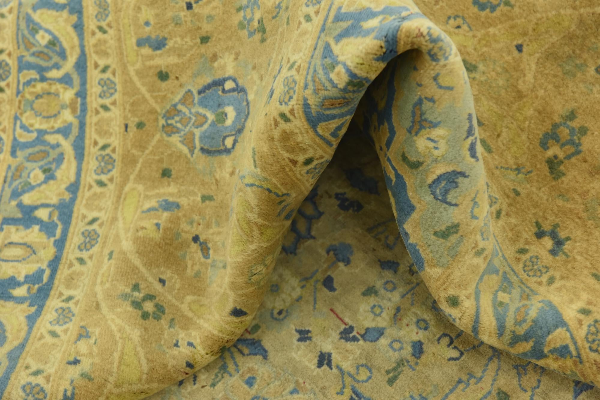 295cm x 380cm anudado a mano Kashan Alfombra Persa Lana