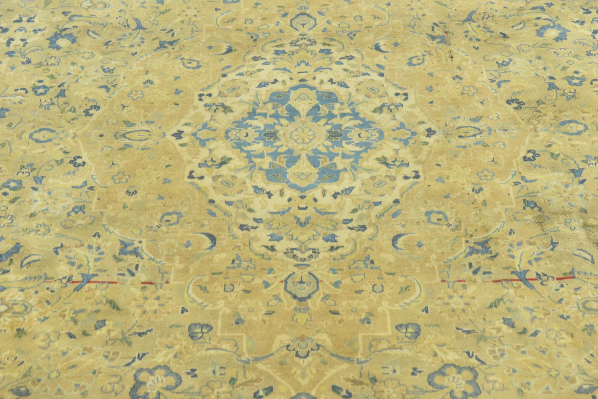 295cm x 380cm anudado a mano Kashan Alfombra Persa Lana