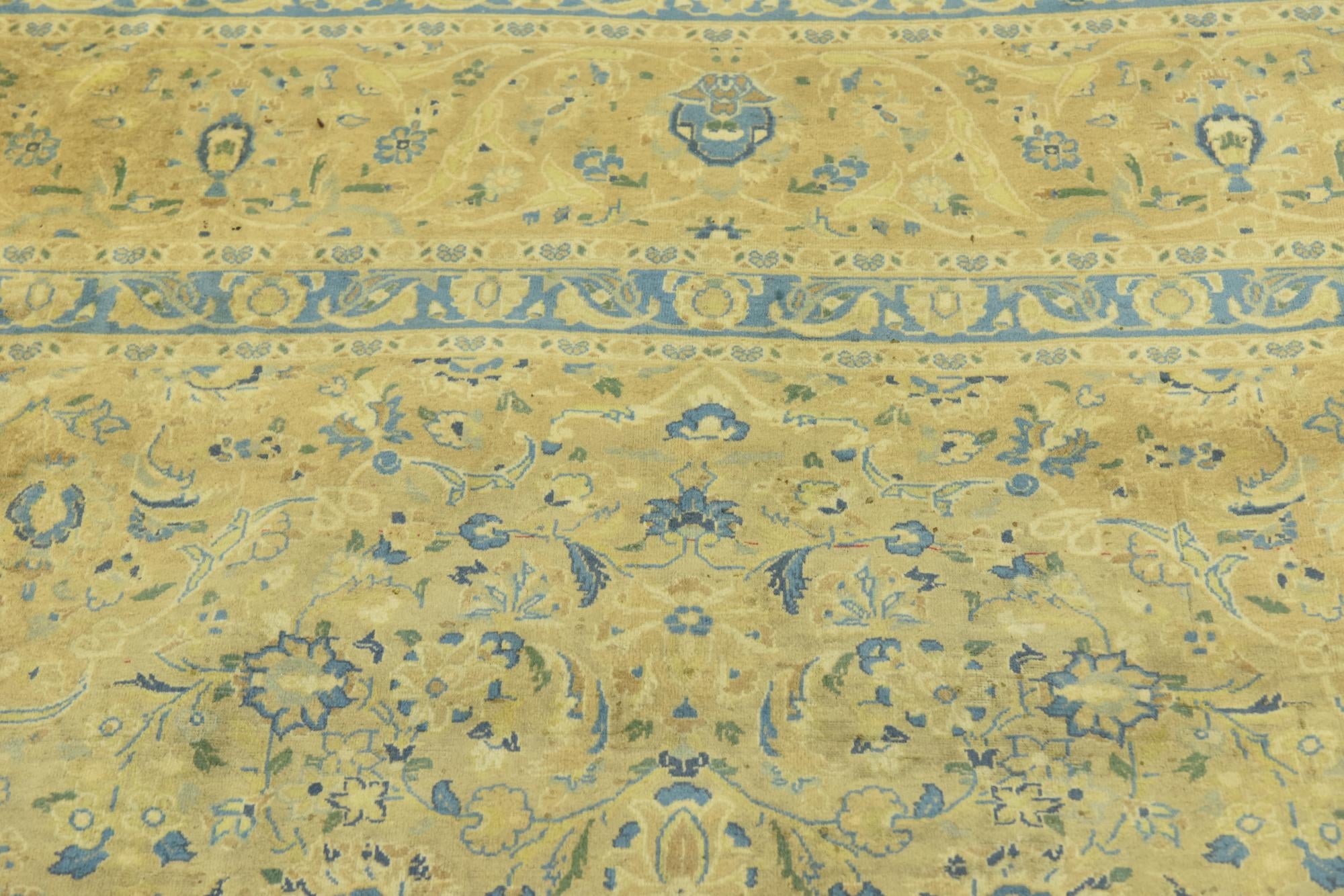 295cm x 380cm anudado a mano Kashan Alfombra Persa Lana