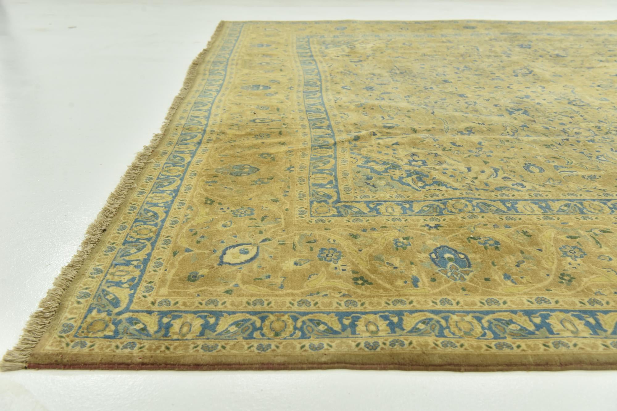 295cm x 380cm anudado a mano Kashan Alfombra Persa Lana