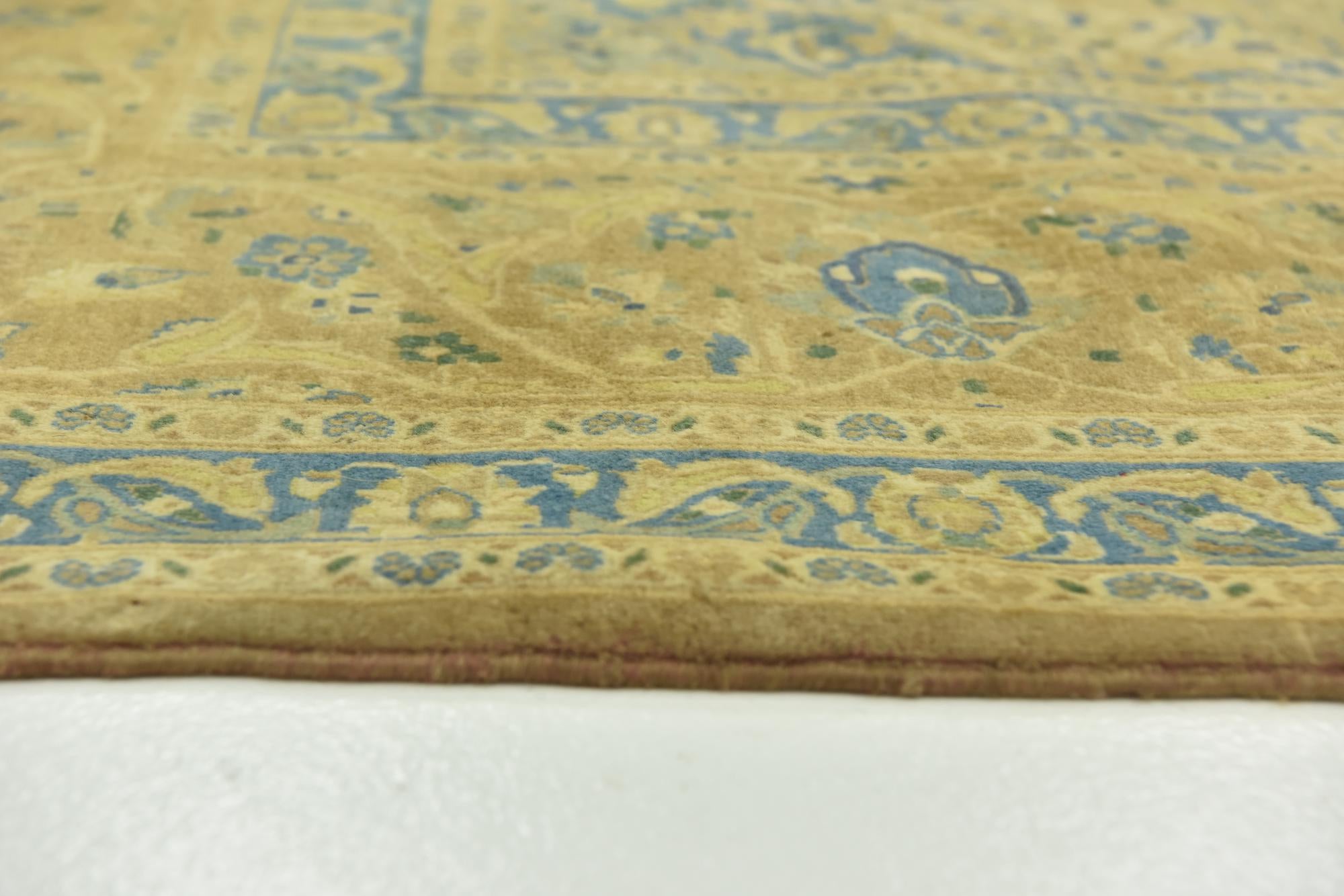 295cm x 380cm anudado a mano Kashan Alfombra Persa Lana