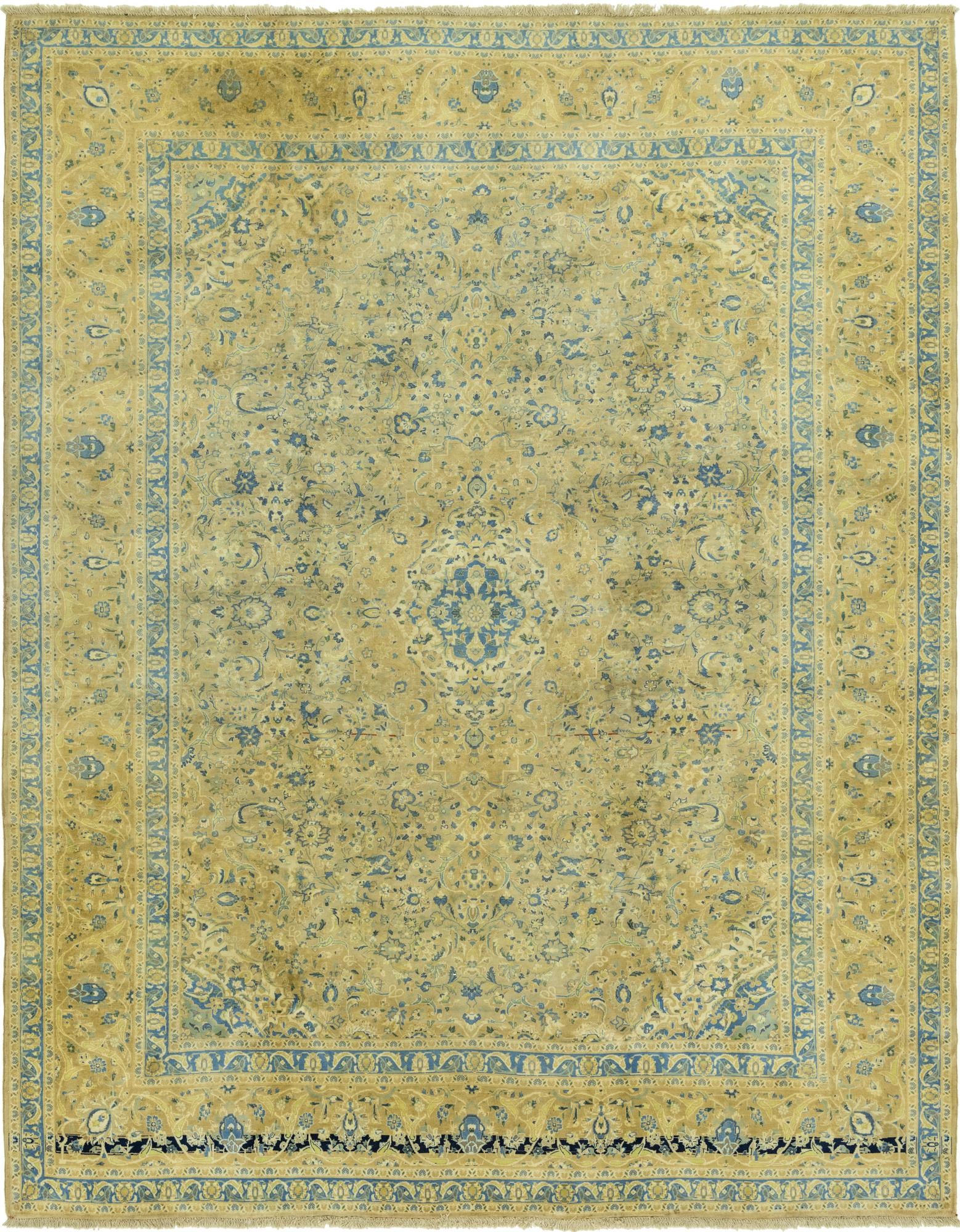 295cm x 380cm anudado a mano Kashan Alfombra Persa Lana
