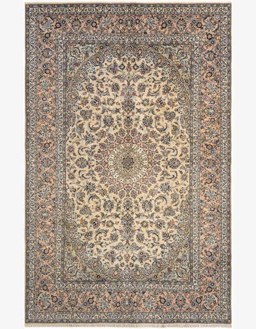 6' 5 x 9' 9 Kashan Wool Rug