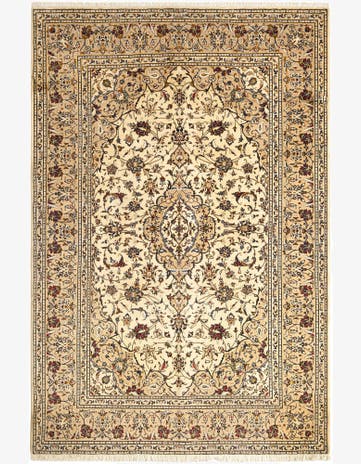 6' 6 x 9' 7 Kashan Wool Rug