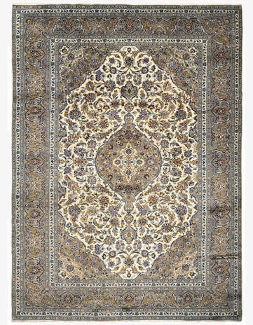 8' 2 x 11' 3 Kashan Wool Rug