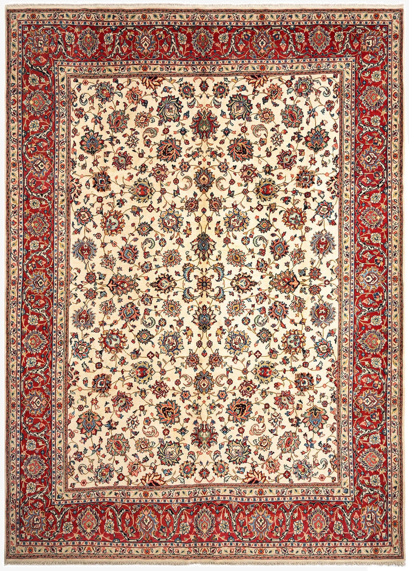 8' 9 x 12' Kashan Wool Rug