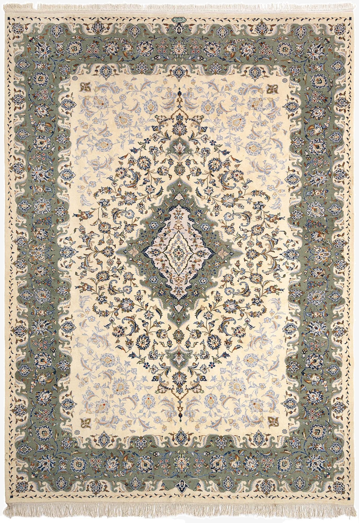 8' 3 x 11' 8 Kashan Wool Rug