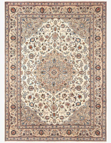 7' 10 x 10' 9 Kashan Wool Rug