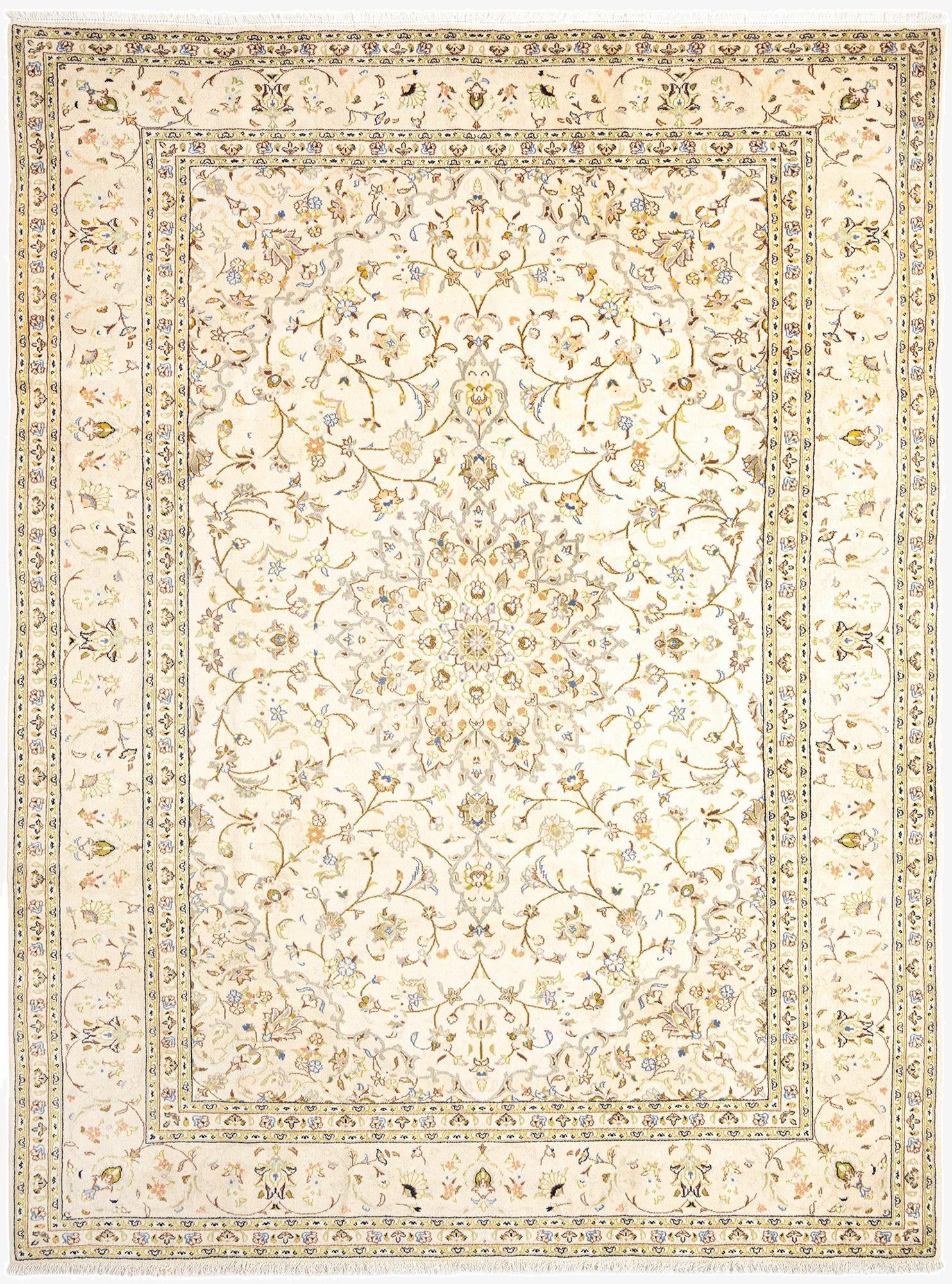8' 2 x 10' 11 Kashan Wool Rug