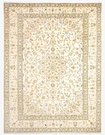 8' 2 x 10' 11 Kashan Wool Rug