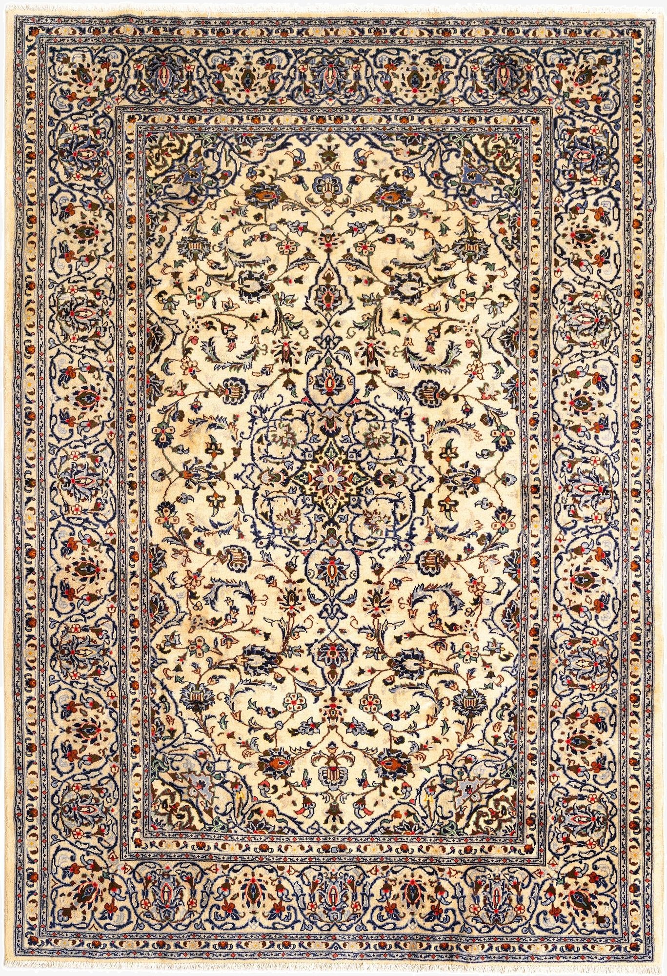 6' 9 x 9' 10 Kashan Rug