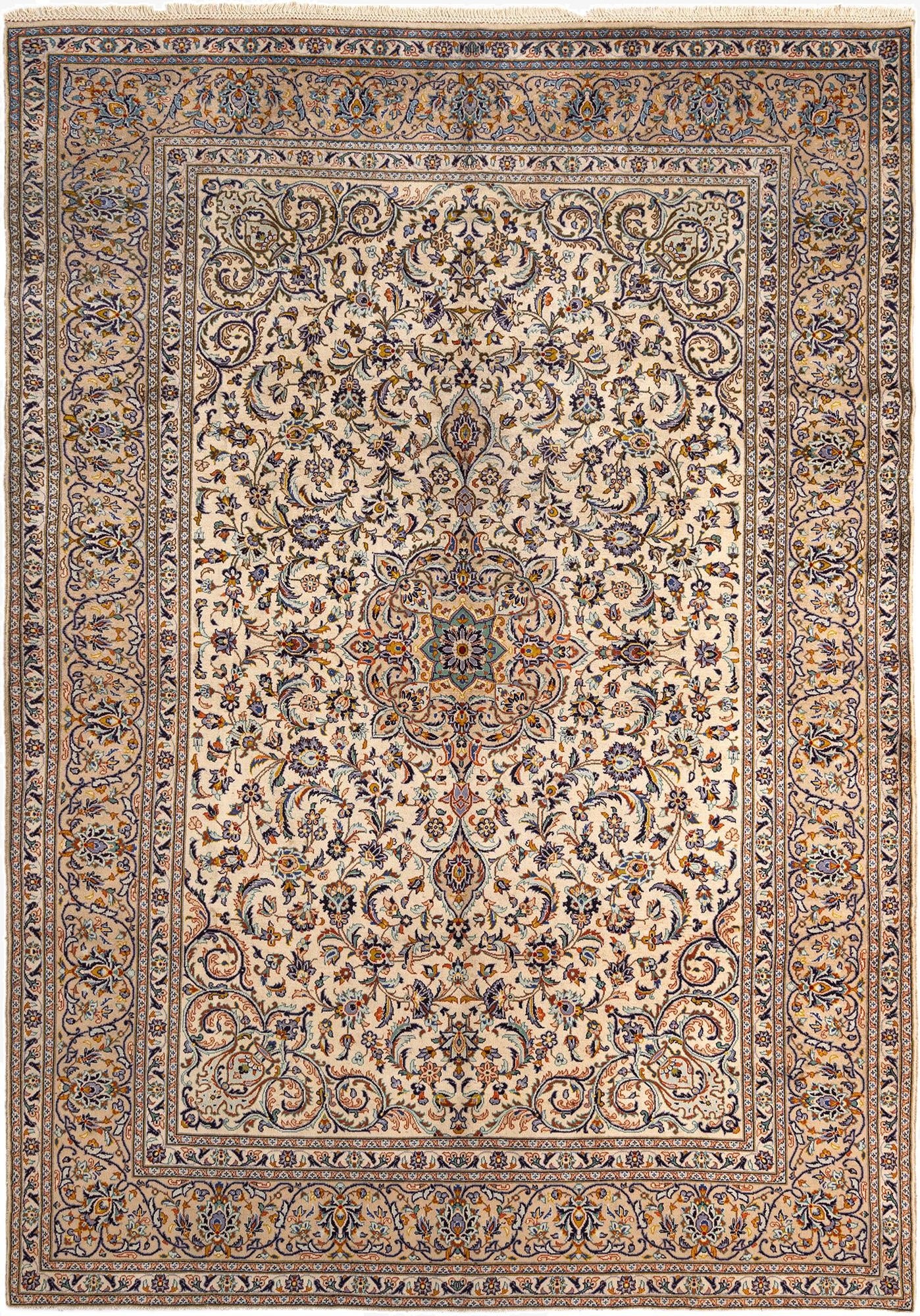 255cm x 370cm Kashan Wool Rug