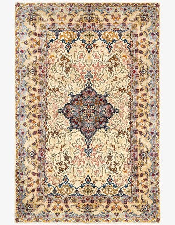 4' 5 x 6' 9 Kashan Rug