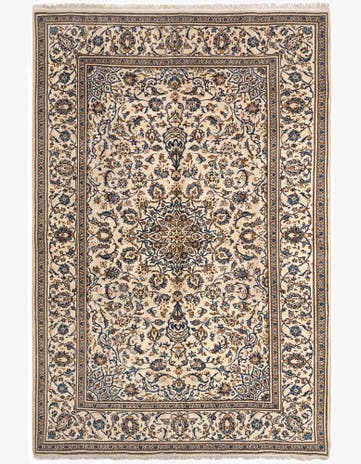 6' 4 x 9' 6 Kashan Wool Rug