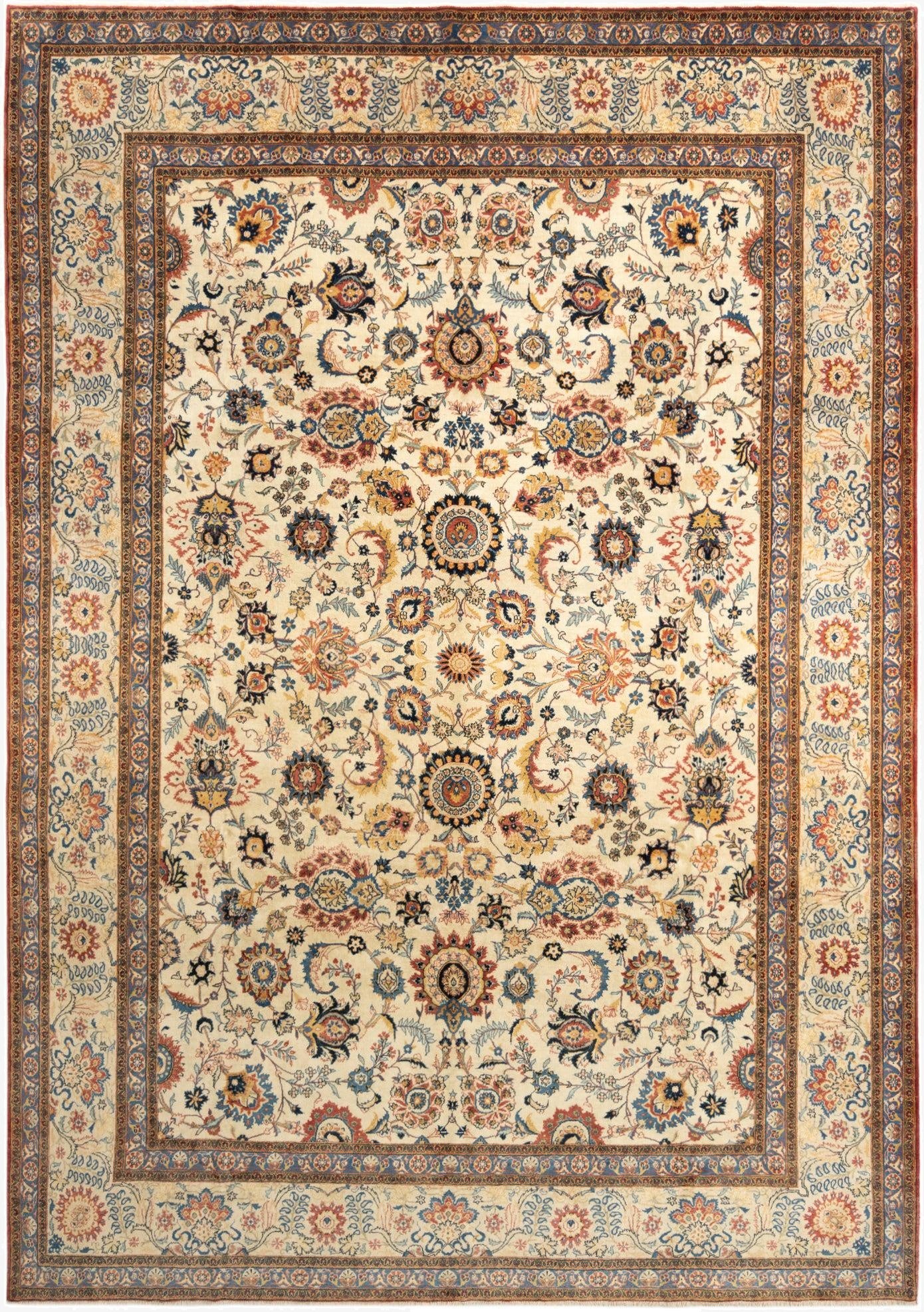 9' 1 x 12' 10 Kashan Rug