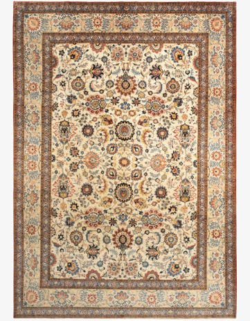 9' 1 x 12' 10 Kashan Rug