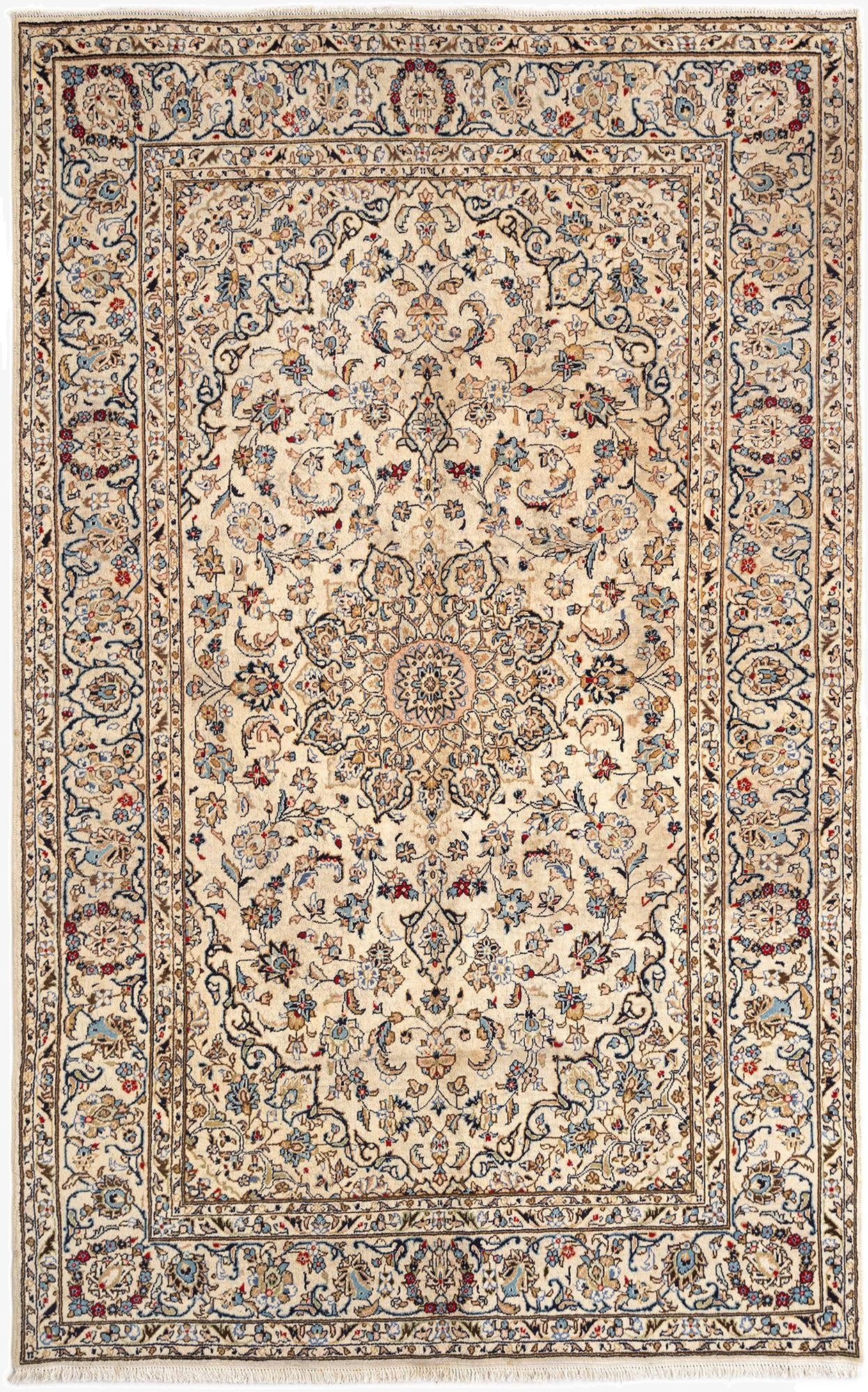 6' 5 x 10' 2 Kashan Wool Rug