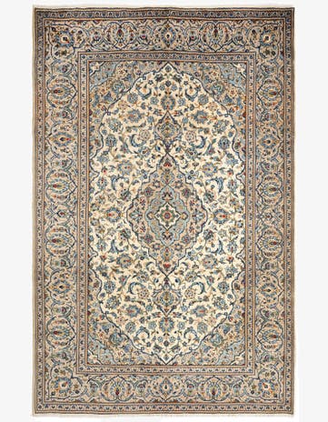 6' 5 x 9' 11 Kashan Wool Rug