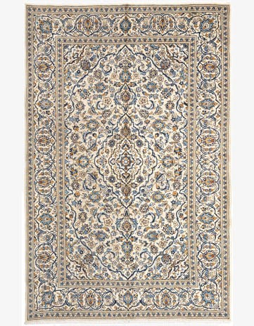 6' 5 x 9' 10 Kashan Wool Rug