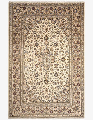6' 8 x 10' Kashan Wool Rug