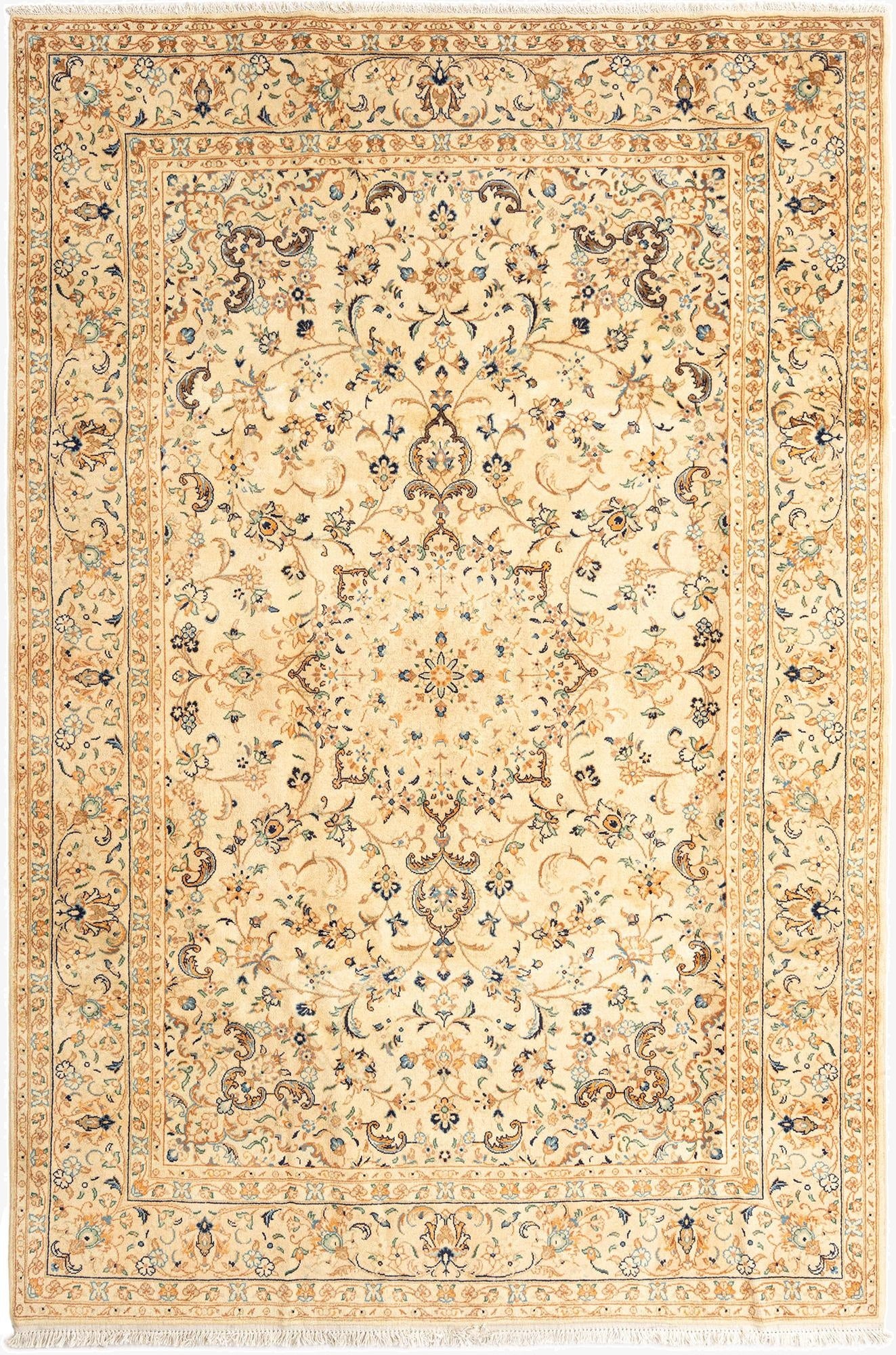 6' 7 x 9' 10 Kashan Rug